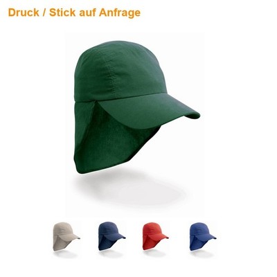 RESULT CAPS Mütze Nackenschutz Safari Mütze Sonnen Schutz Kids Kinder New