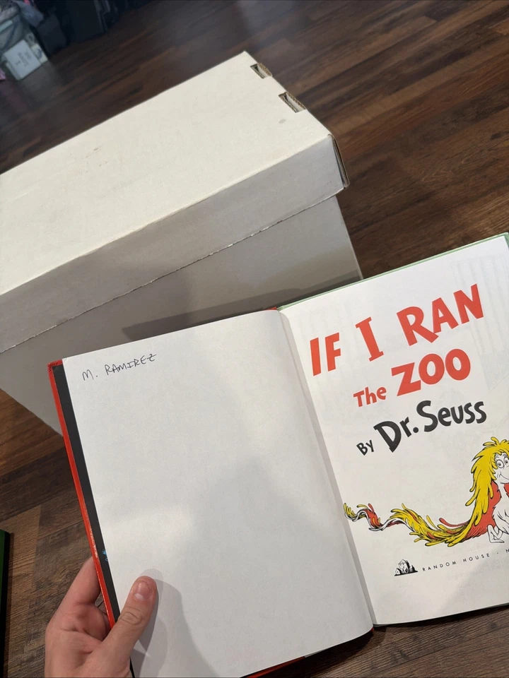 If I Ran The Zoo by Dr. Seuss - Banned - Grolier Book Club Edition Hardcover Foto 4 de 4