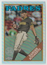 2023 Topps Chrome 1988 #88BC-8 Xander Bogaerts Baseball Card San Diego Padres