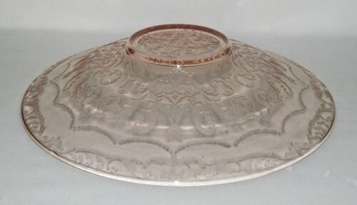 Federal Glass MADRID Pink Large Low Console Bowl - Picture 2 of 3