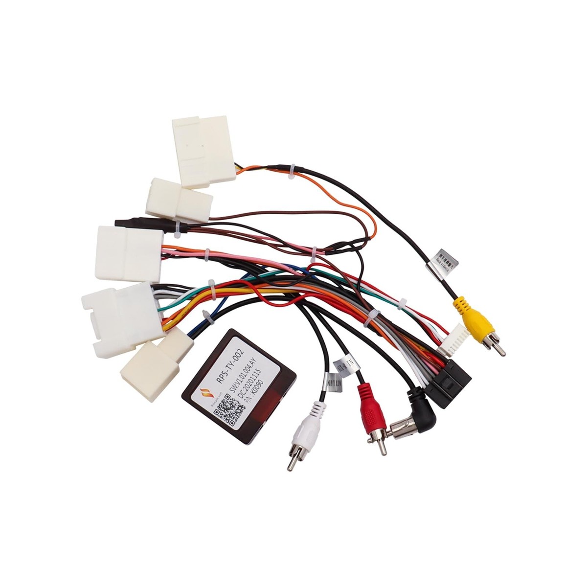 Car Stereo Wiring Harness For Toyota – 16-Pin Power Cable With Canbus, Supports JBL Amp & Steering Wheel Controls (Camry, 4Runner, Corolla, Etc.)
