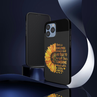 Tough Sunflower IPhone Cases, Case-Mate By Caffeine Creationz