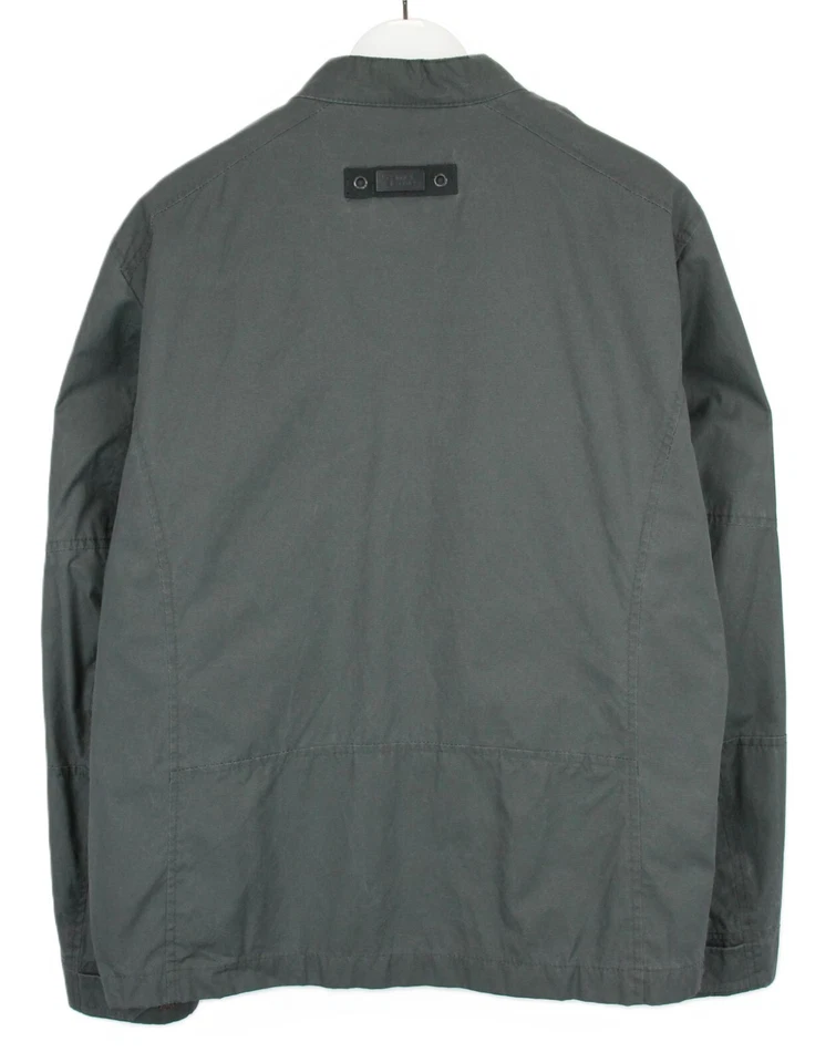 Camel Active Chaqueta Hombre (Eu) 56 Gris Oscuro Cremallera Bolsillos Mock Neck - Imagen 2 de 4