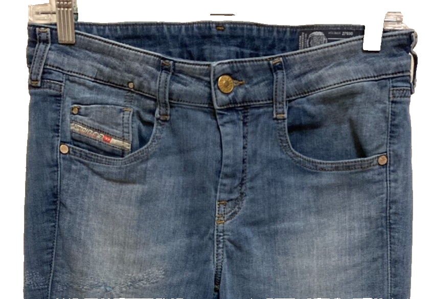 ■DIESEL■D-OLLIES-SP-NE SWEAT JEANS■ DIESEL D-Ollies-SP-NE 084AF Women's W23 Slim Blue Sweat
