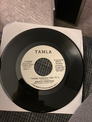 Smokey Robinson   Theme From Big Time - 1977 - Tamla T 54288F 7'' Single VG+