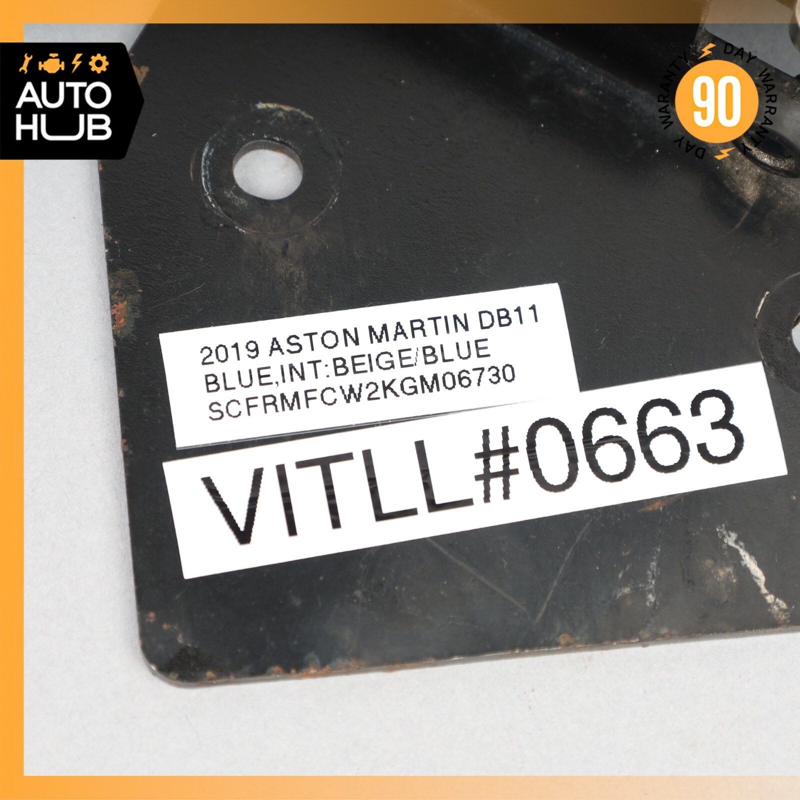 Aston Martin DB11 Convertible Rear Roof Position Sensor Switch w/ Bracket OEM