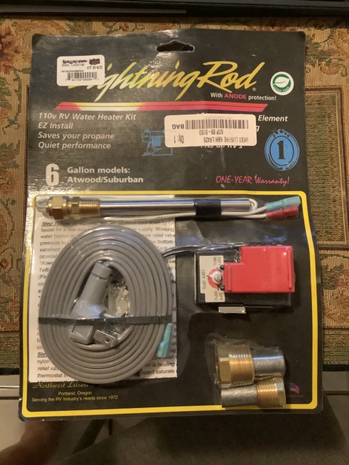 Lightning Hot Rod for RV Water Heater | eBay