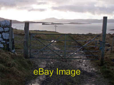 Photo 6x4 View over a gate Sgoir Beag Looking over a rain soaked gate by  c2009