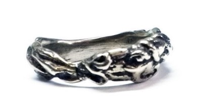 Kleiner Silberring Pferd