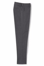 LANDS' END 14 Dark Gray Wear To Work Slim Leg Pants NWT 79