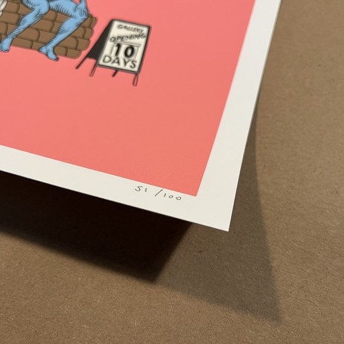Raid71 DR MANHATTAN / THE WATCHMEN 10x 10 Kunstdruck limitiert 51/100 BNG Mystery - Bild 2 von 2