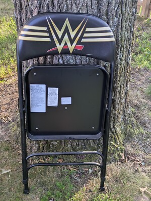 2019 WWE WWF Ringsider Black Folding Chair Wrestling 662206 FC 604