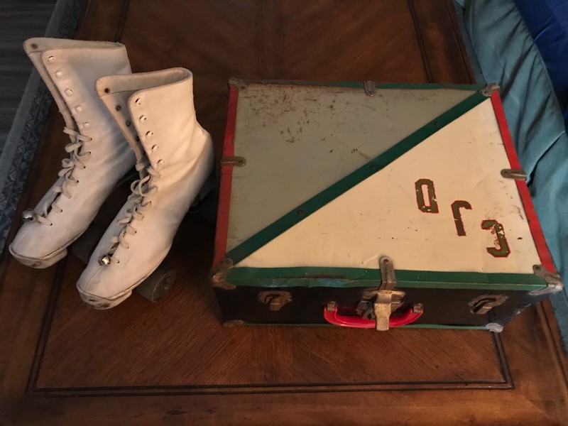 Vintage Roller Derby Skates And Case