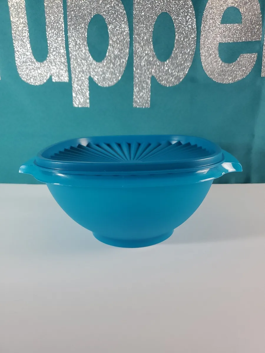 Tupperware Servalier Bowl 5.25/ 1.3L Cups Teal New sale