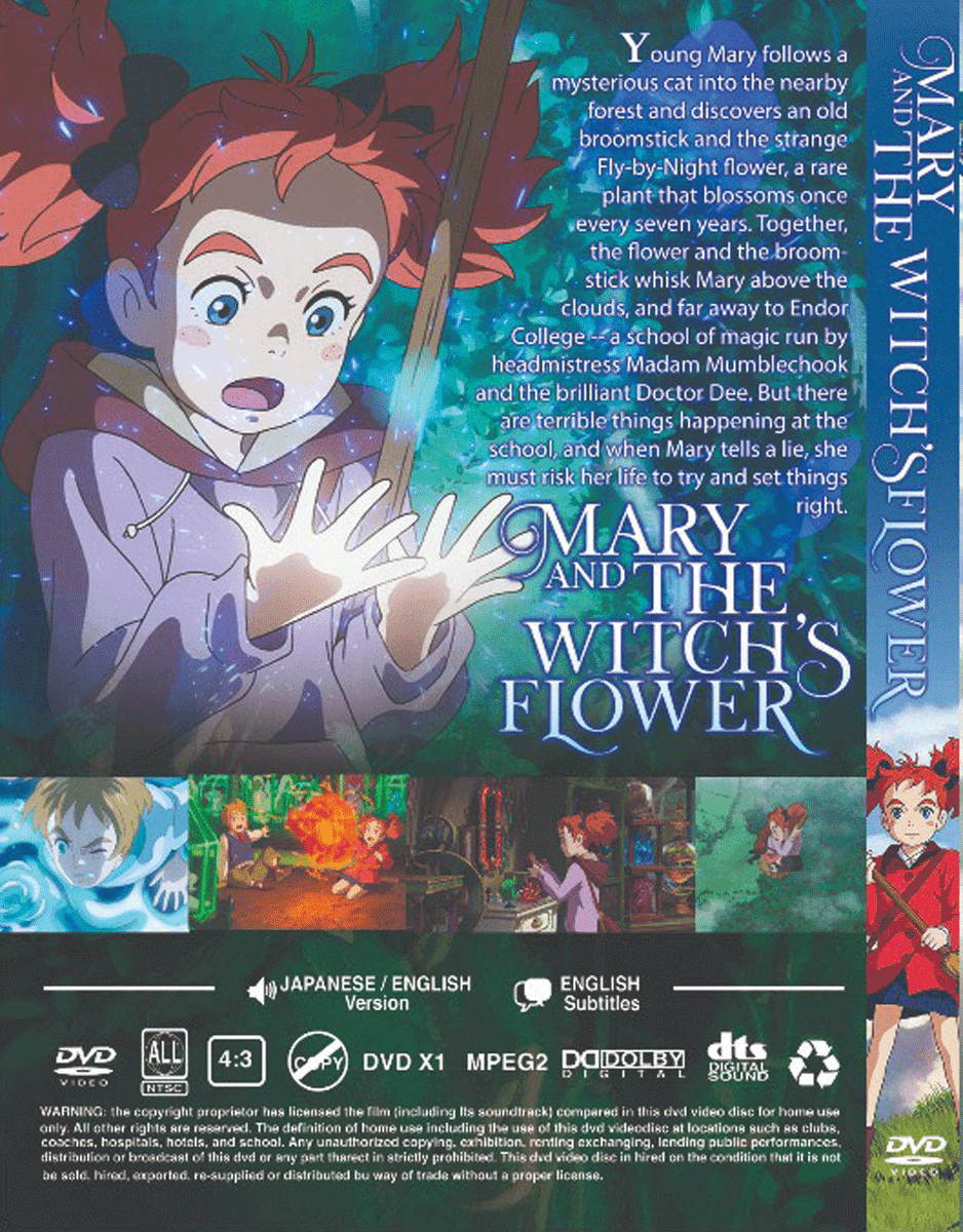 メアリと魔女の花 Mary and The Witch's Flower [Blu-ray + DVD][Import] z2zed1b Amazon.com: Mary and The Witch's Flower [Blu-ray] : Ruby Barnhill