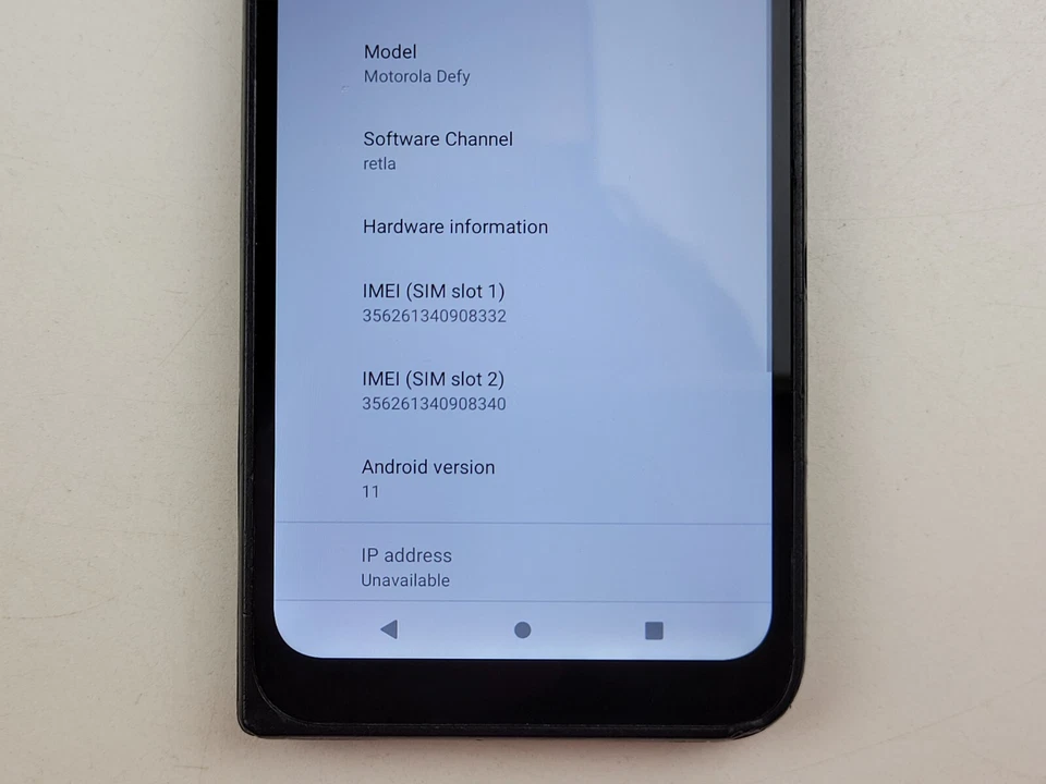 Smartphone Motorola Defy (2021) (XT2083-8) 64GB (GSM Desbloqueado) Doble SIM - J7639 Foto 3 de 4