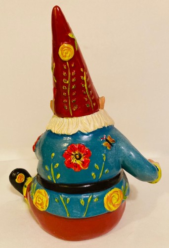 LORI SIEBERT PAINTED ELF GNOME FIGURE - 8.5” HIGH - VERY DETAILED - EXCELLENT! - Picture 4 of 10