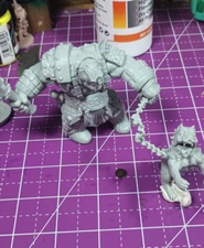 Reaper Miniatures Bones FIRE GIANT HUNTSMAN & HELLHOUND D&D Role Playing Models 