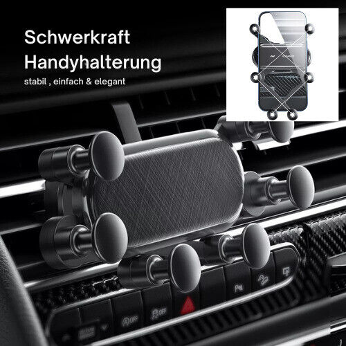 Handyhalterung KFZ Auto Lüftungsgitter Handy Halterung Smartphone Halter Lüfter - Bild 1 von 5