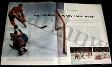 JEAN BELIVEAU 1957 MONTREAL CANADIENS HOCKEY PICTORIAL PARAGON OF THE PUCK