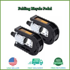 1 Pair Folding Mountain Bike Pedals Non-Slip MTB Bicycle Flat Platform Pedals