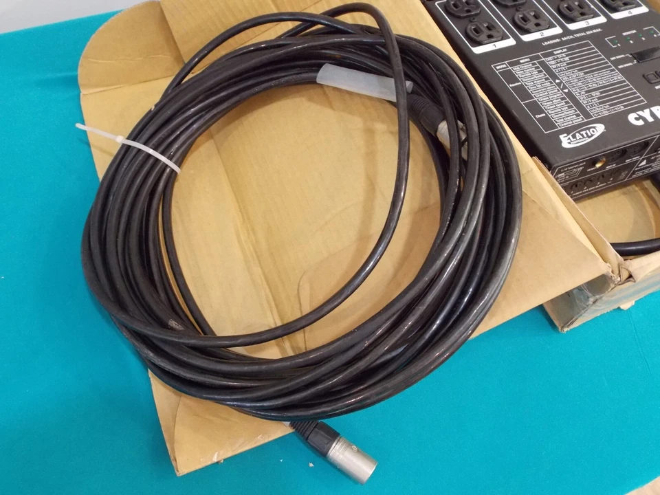 Elation CYBER PACK 4-Channel Dimmer pack w/DISCO 240 16ch mixer & control cable - Image 4 of 4