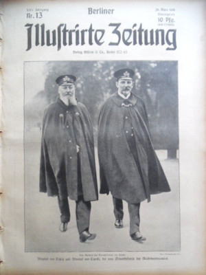 BERLINER ILLUSTRIRTE ZEITUNG 13 - 26.3. 1916 B Admiral von Tirpitz v. Capelle
