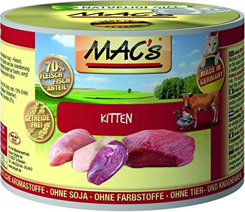 Cat Kitten Pute Rind & Ente getreidefrei 6 x 200 g - Bild 1 von 2