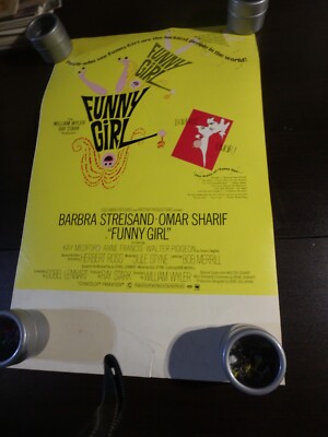''FUNNY LADY'' BARBARA STREISAND 1969 14x22 WINDOW CARD!