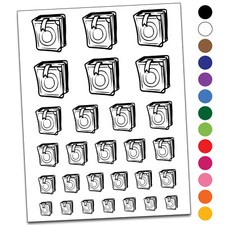 Book Tome with Bookmark Temporary Tattoo Water Resistant Set