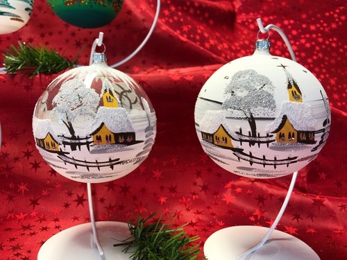 Christbaumkugel "Medium" Glaskugel Weihnachtskugel Baumbehang Handarbeit Lauscha - Bild 20 von 40