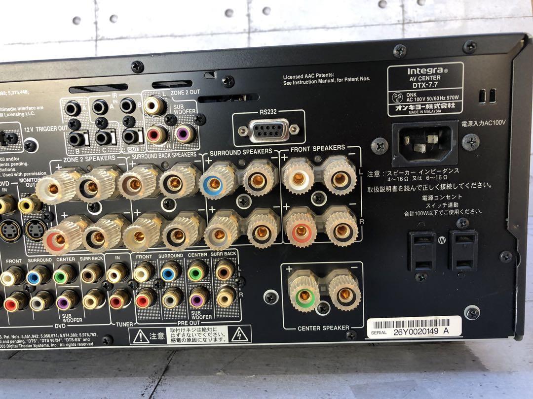 ONKYO　integra DTX-7.7動作品(L27) ONKYO integra DTX-7.7 operation product (L27) | eBay