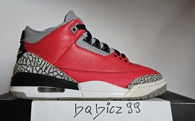 Air Jordan 3 III Retro SE Unite Red Cement 2019 8.5US/42EUR