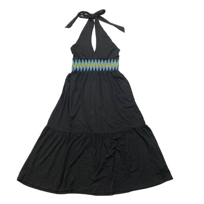 Sofia Jeans Womens Size S Tatum Halter Dress Black