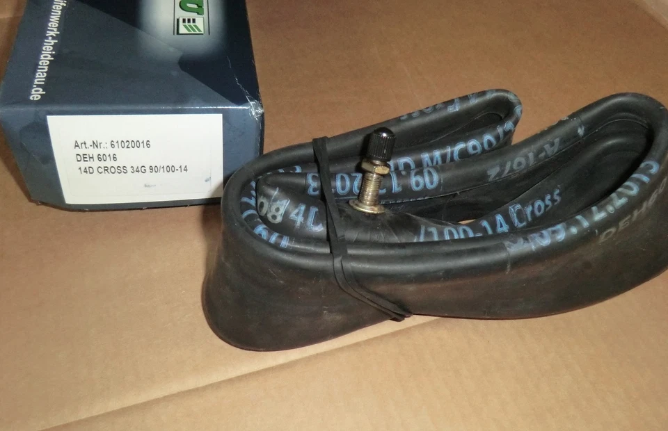 Motorrad Cross Schlauch Heidenau 14D Cr 14 Zoll Motocross verstärkt 90/100-14