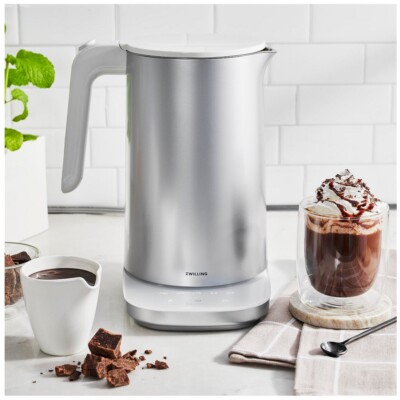Zwilling Enfinigy 1.5-L Silver Cool Touch Electric Kettle Pro (No Box)