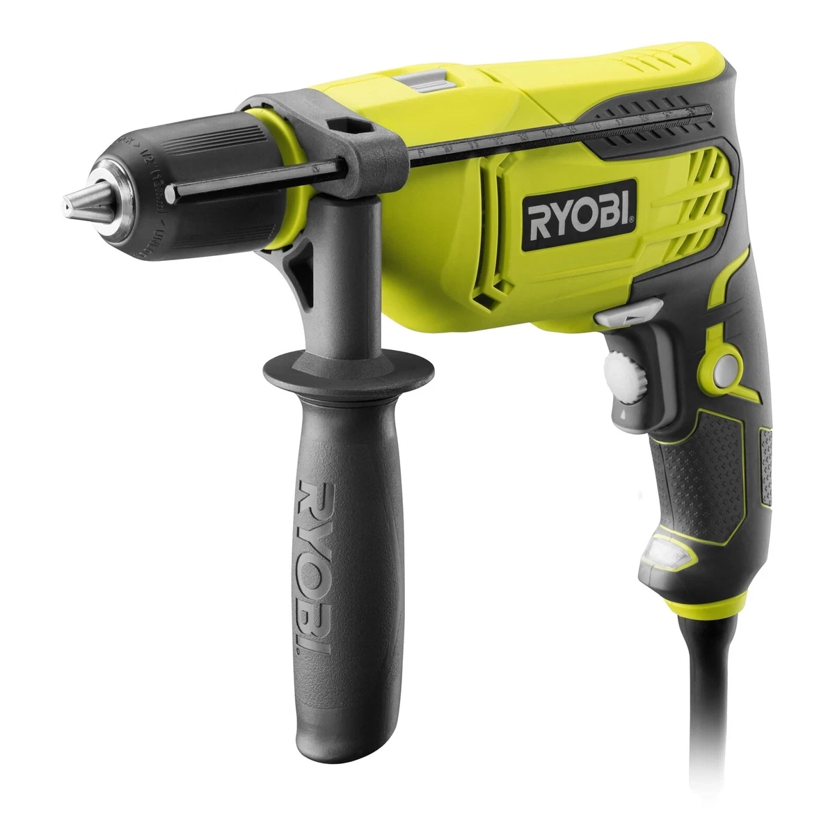 Ryobi hammer drill corded deals