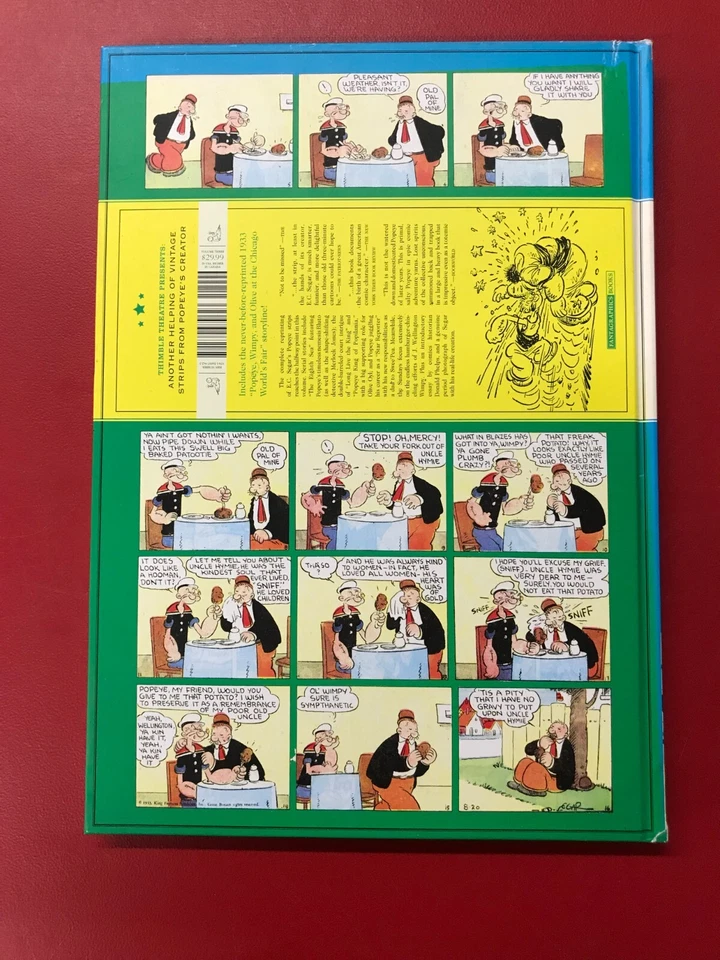 ¡Popeye Let's You and Him Fight! por E.C. Tapa dura Segar 2009 Foto 2 de 3