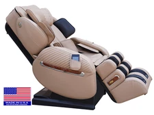 Luraco i9 Max Plus Medical Massage Chair- CREAM - MADE IN USA- FREE SHIPPING