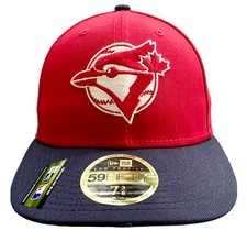 TORONTO BLUE JAYS NEW ERA LOW PROFILE 59FIFTY HAT AL MLB  HOLIDAY CAP H12