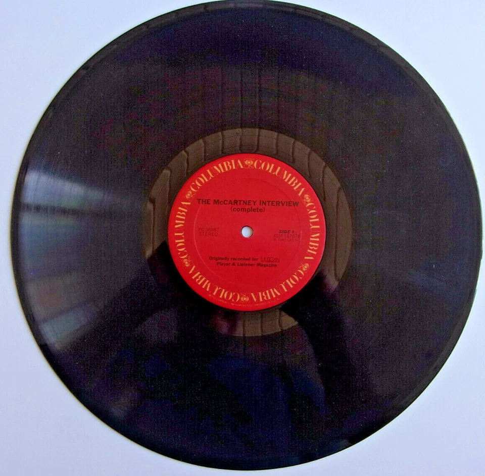 Paul McCARTNEY - The Interview - Vinyl LP 1st 1980 Columbia PC 36987 Beatles Foto 3 de 4