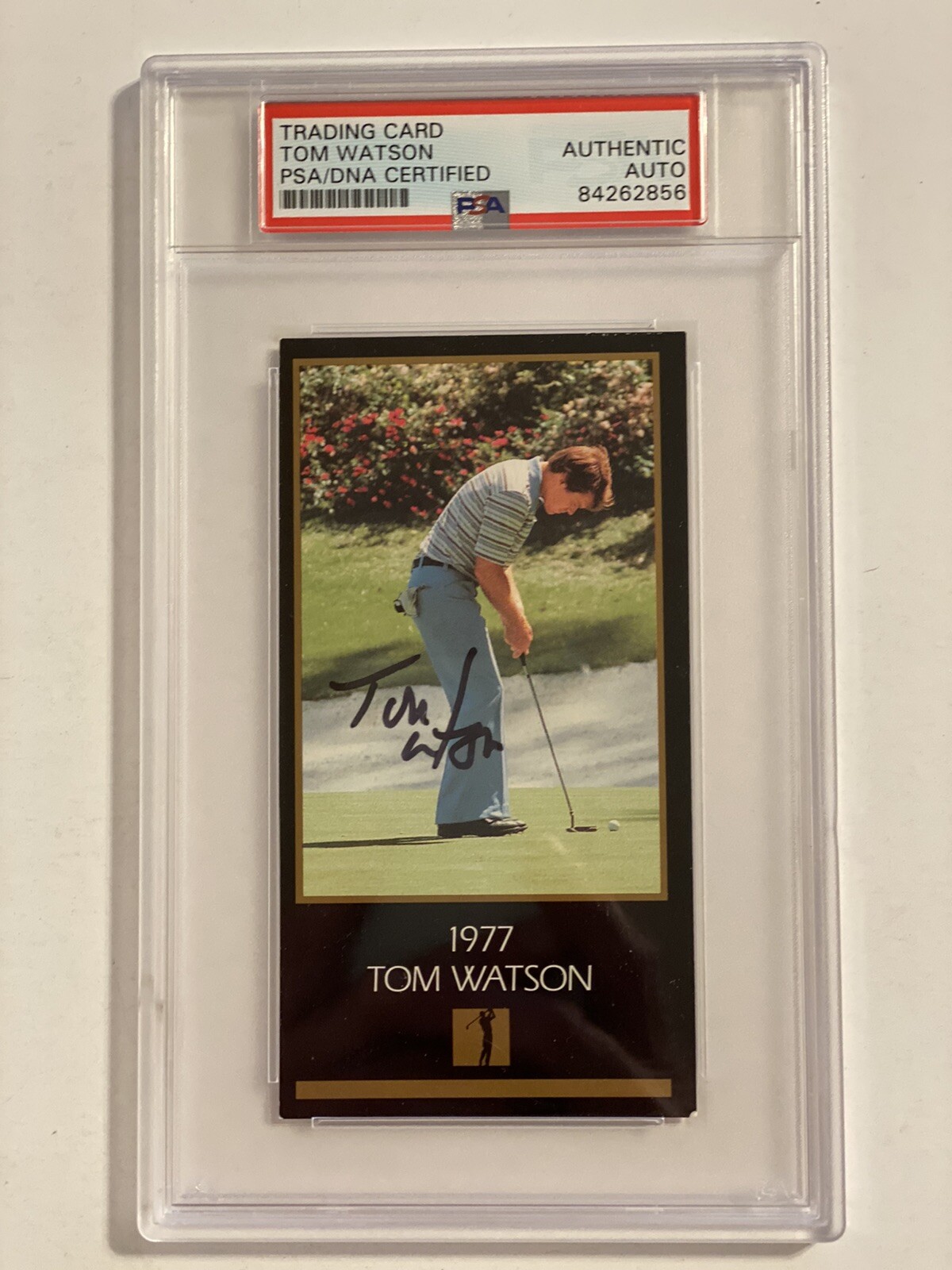 TOM WATSON SIGNED PSA Autographed The MASTERS Collection Champions Of Golf 