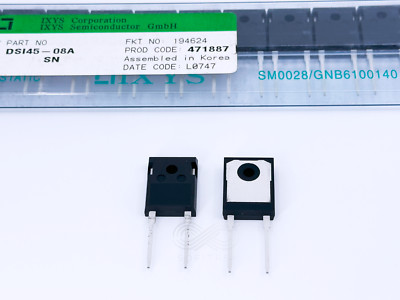 2PCS DSI45-08A IXYS Single Diode 800V 45A Rectifier 1.23Vf TO-247