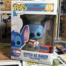 Figurine Pop Lilo &Amp; Stitch Stitch As Baker #978 Nycc 2020 Exclusive W/Protector