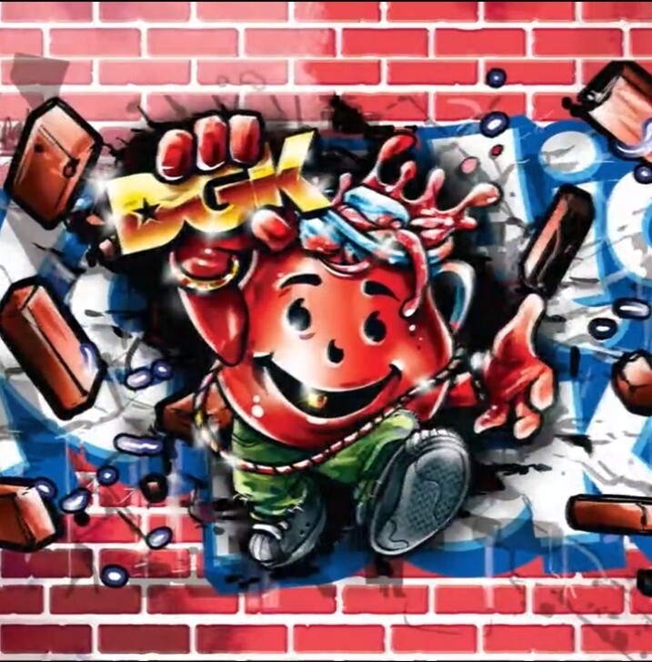 DGK x Kool-Aid Crash Lenticular Skateboard Deck 8.25