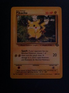 Details About Pikachu Pokemon Card Original 1995 Great Condition 50 Hp 6064