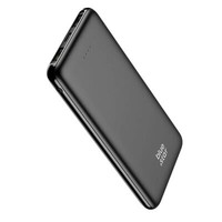 Powerbank 10000 Mah 2A In Schwarz, USB-A, USB-C & Micro-Usb AnschlüSse