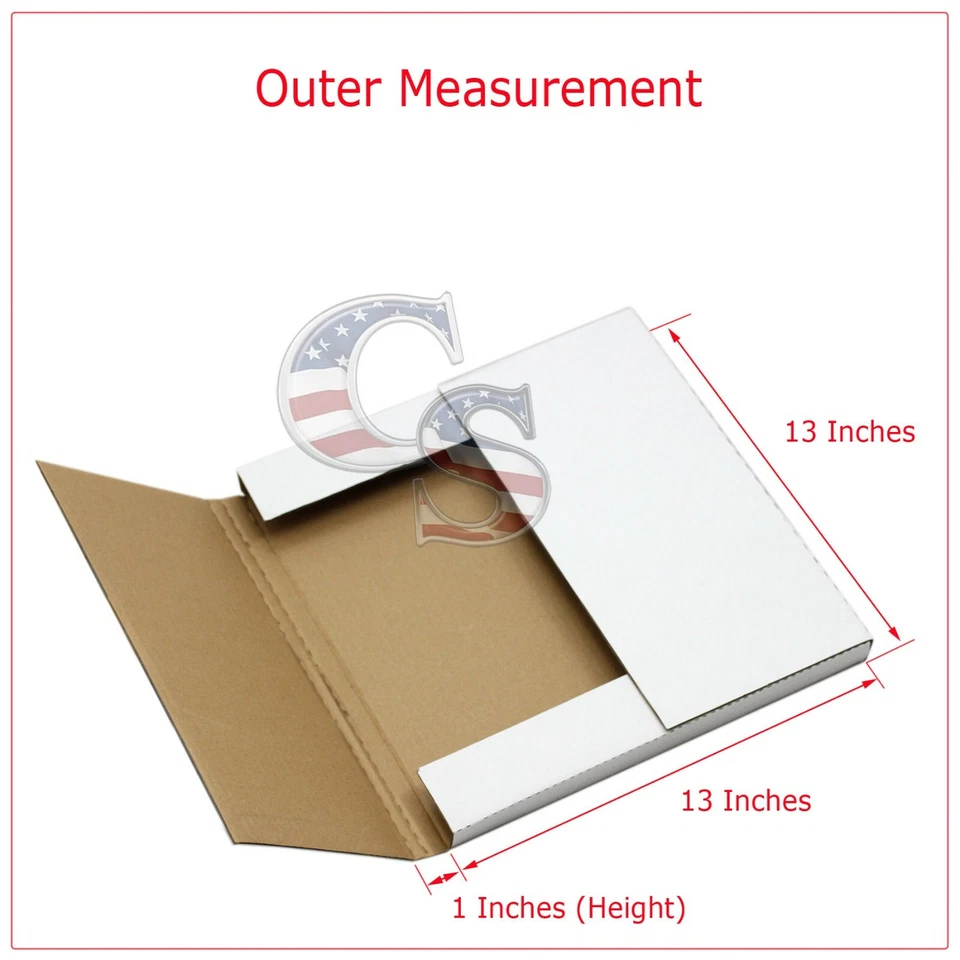 100 LP Premium Record Album Mailers Book Box Variable Depth Laser Disc Mailers - Image 2 of 4