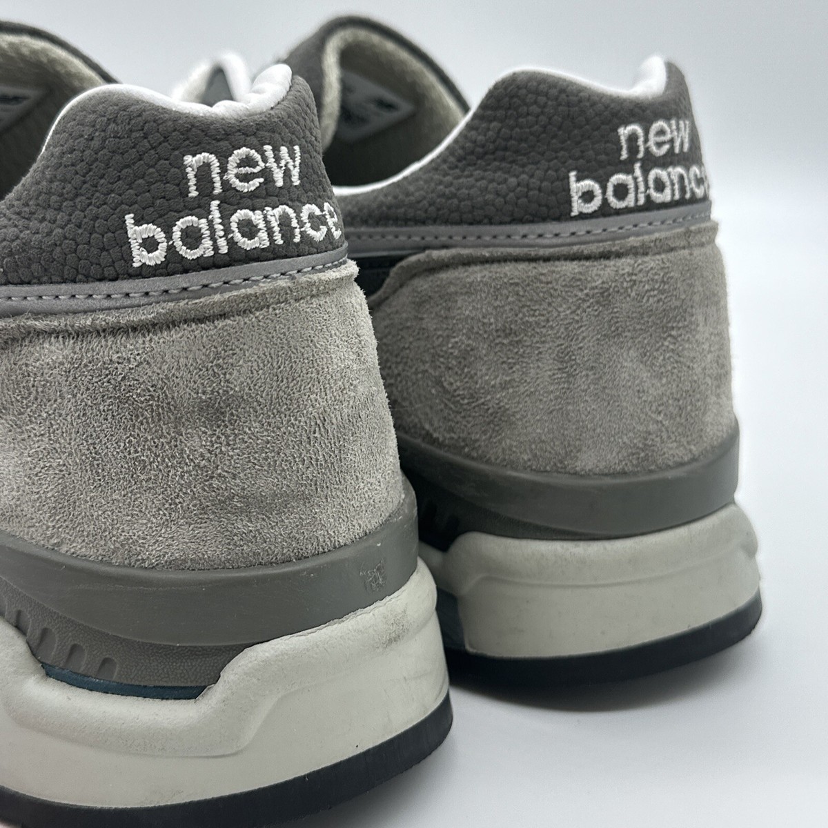 Size 13 - New Balance 997.5 Gray White | eBay