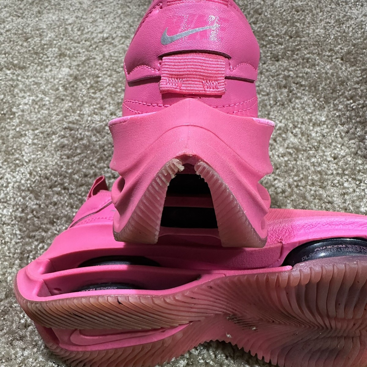 Nike Womens Zoom Double Stacked CZ2909-600 Pink Running Shoes